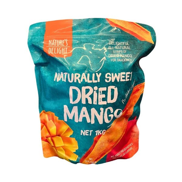 Nature's Delight Naturally Sweet Dried Mangoes 1kg