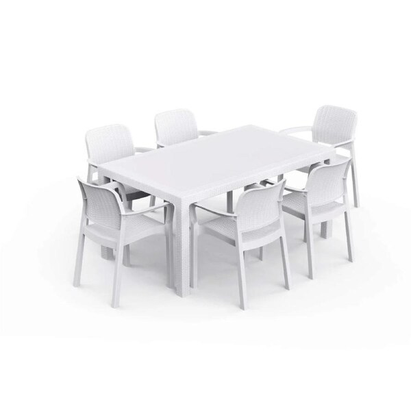 keter Melody Bella Dining Set- White