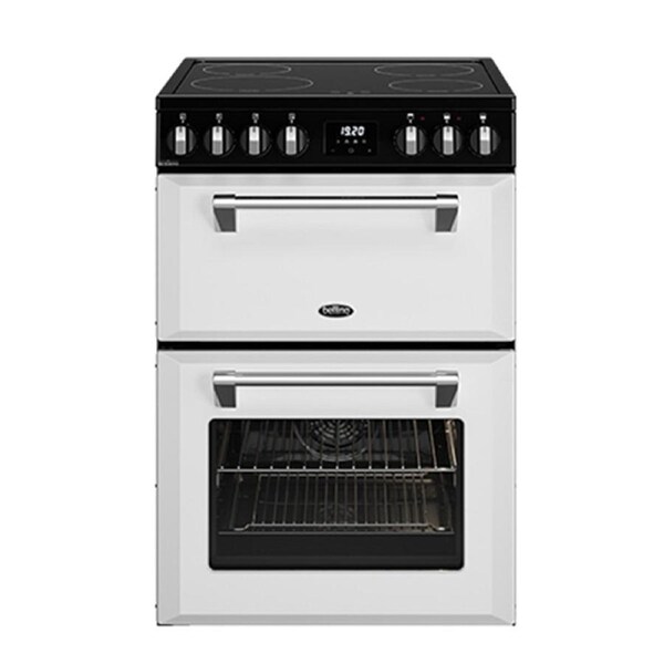 Belling Mini Richmond 60cm/123L Induction Range Cooker Electric Oven Grill White