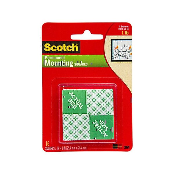 Scotch 111P Indoor Mounting Square 250mm (Box of 6)