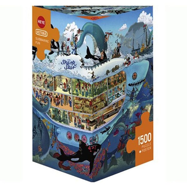 Heye Oesterle Submarine Fun Triangular Puzzle 1500pcs