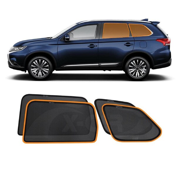 Port Rear Window Sun Shade for Mitsubishi Outlander 2012-2021 Car Sun Blind Mesh