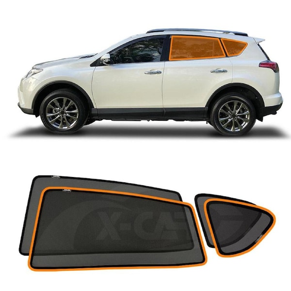 Port Rear Window Sun Shade for Toyota Rav4 Rav 4 2013-2018 Car Sun Blind Mesh