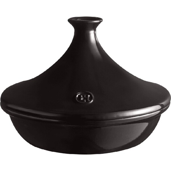 Emile Henry 3.5L/32cm Ceramic Tagine Kitchen Cooking Stewpot w/ Lid Charcoal