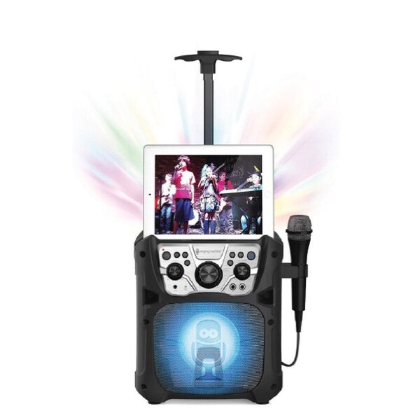 Singing Machine Mini Fiesta- Bluetooth® Disco Ball Light Show Karaoke Machine SML640