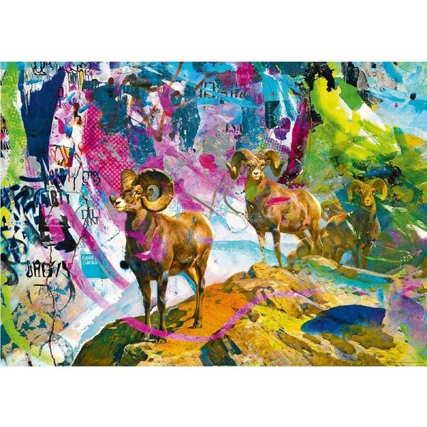 Heye - Rebrush!, Big Horns Puzzle 1000pc