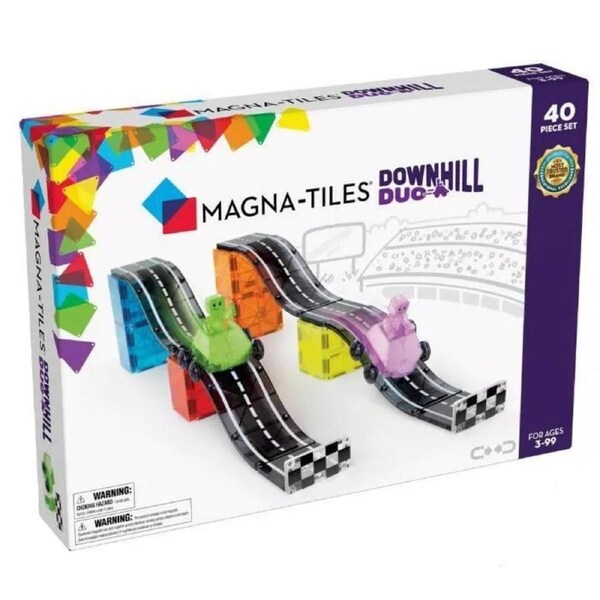 Magna-Tiles 40 Piece Downhill Duo Set