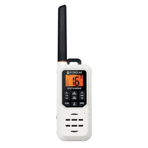 ECOXGEAR EXM300 3.0W IP67 VHF Marine Handheld Radio