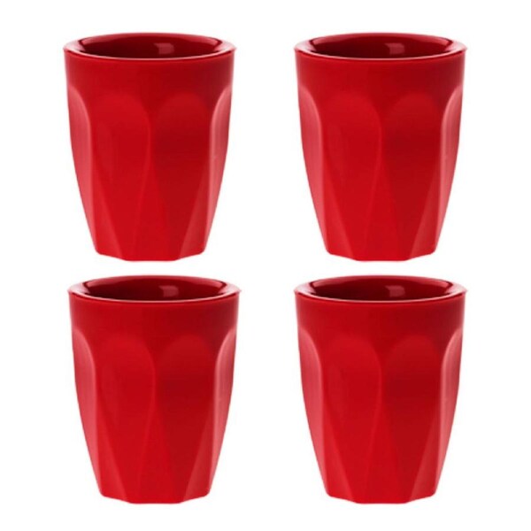 BYO Silicone Bubbacino in Red - 4 Pack