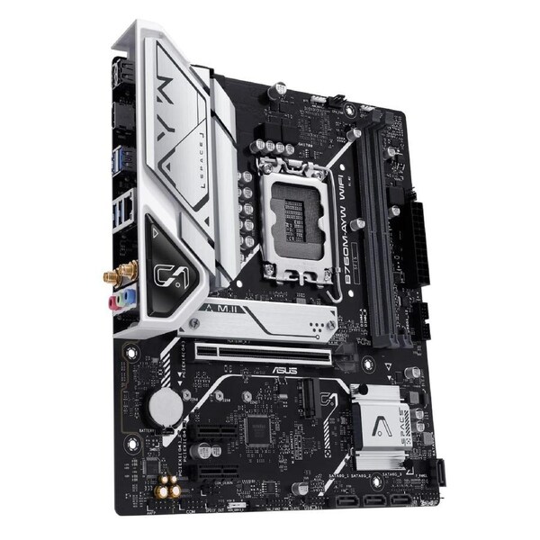 Asus B760M-AYW WIFI B760 LGA 1700 Micro-ATX Motherboard