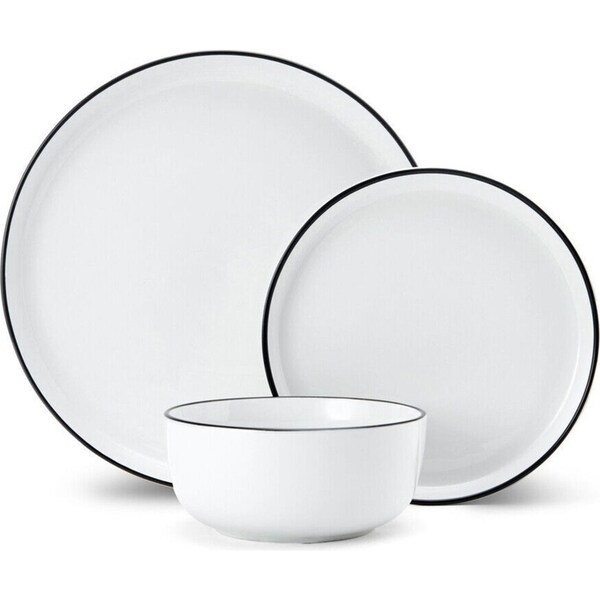 Mikasa Limestone Porcelain 12pc Dinner Set of 12