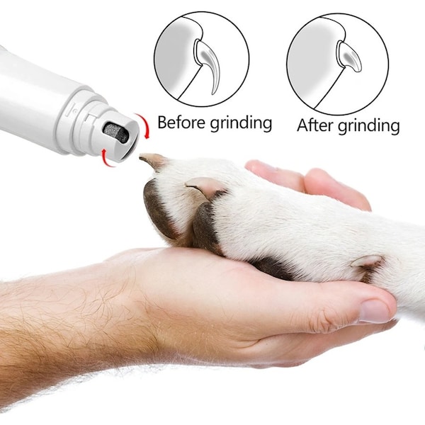 Electric Pet Nail Grinder Automatic Nail Grooming Trimmer Tools for Dogs and Cat
