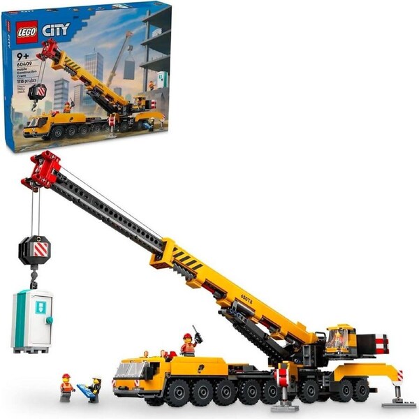 LEGO 60409 Yellow Mobile Construction Crane - City