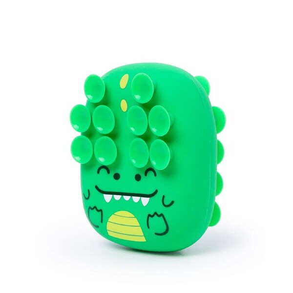 Good Banana Suction Cup Fidget Dinosaur Squeeze Sensory Kids Toy 13cm Green