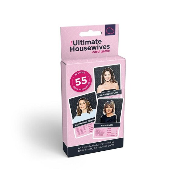 56pc Bubblegum Stuff Ultimate Housewives Card Game Trivia Party 12y+
