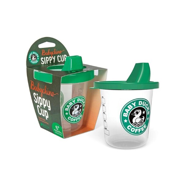 Gamago Babychino 207ml Sippy Cup Baby/Toddler Water Juice Drinkware Mug 6m+