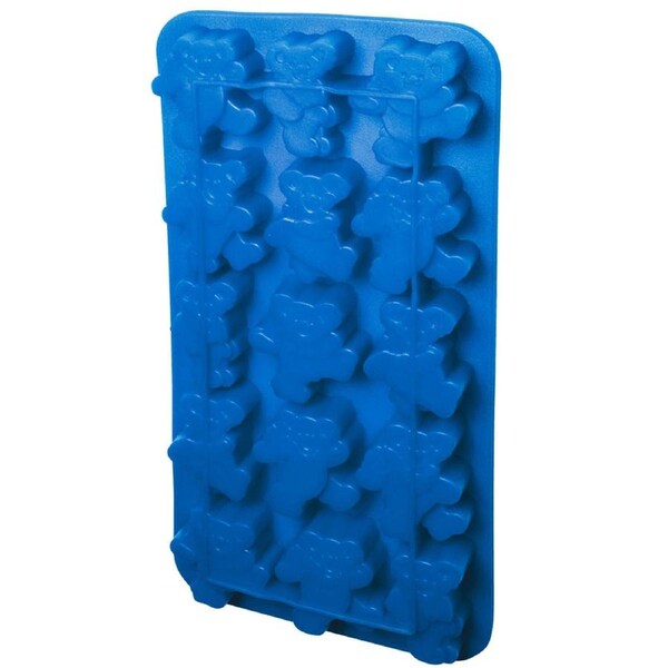 iCUP Inc 25cm Grateful Dead Dancing Bears Ice Cube Tray Freezer Moulds Blue