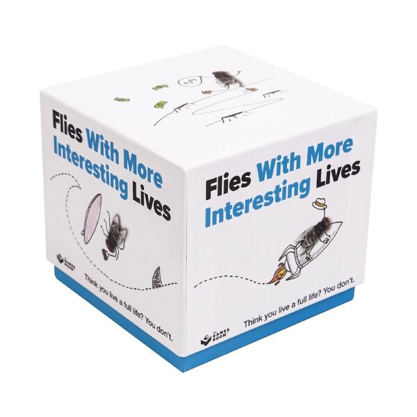 Fizz Creations Flies w/ More Interesting Lives Kids Interactive Card Game 8y+