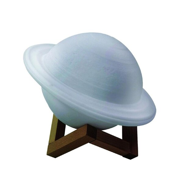 Funtime 16cm 3D Saturn LED Night Lamp Kids/Children Room Tabletop Light 3y+