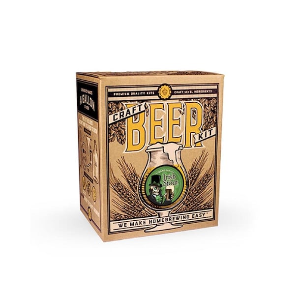 Craft A Brew 30cm Bone Dry Irish Stout Brewing Kit Drink Maker Home Brewery