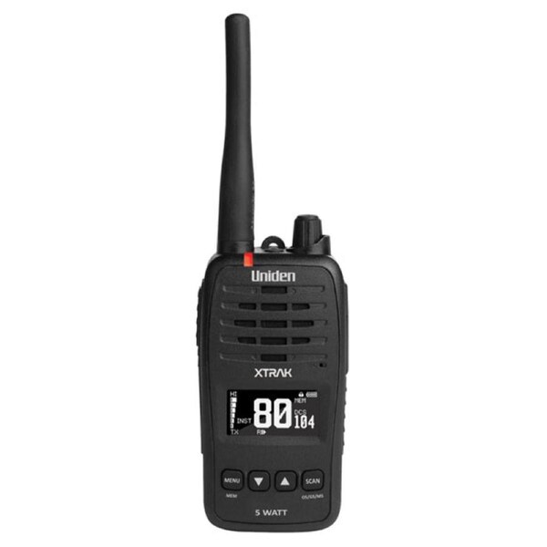 Uniden XTRAK 50 5 Watt UHF Waterproof Handheld Radio