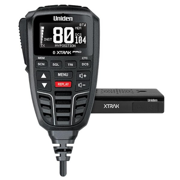 Uniden XTRAK 80 Pro In-Car UHF Radio w OLED Display