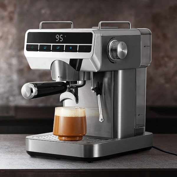 Devanti 20 Bar Coffee Machine Espresso Cafe Maker