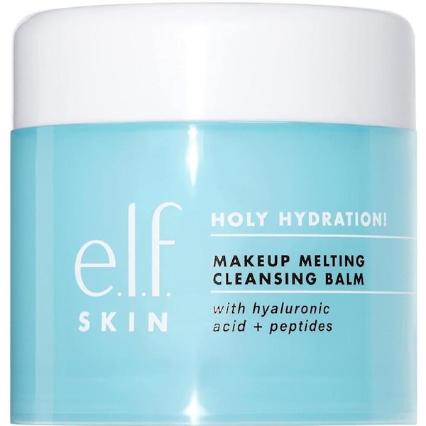 e.l.f. SKIN Holy Hydration! Makeup Melting Cleansing Balm, Face Cleanser & Makeup Remover, Infused with Hyaluronic Acid to Hydrate Skin