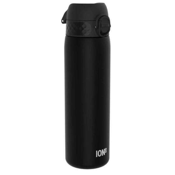 Ion8 Slim Recyclon Plastic Drink/Water Bottle Tumbler Leak-Proof Black 500ml