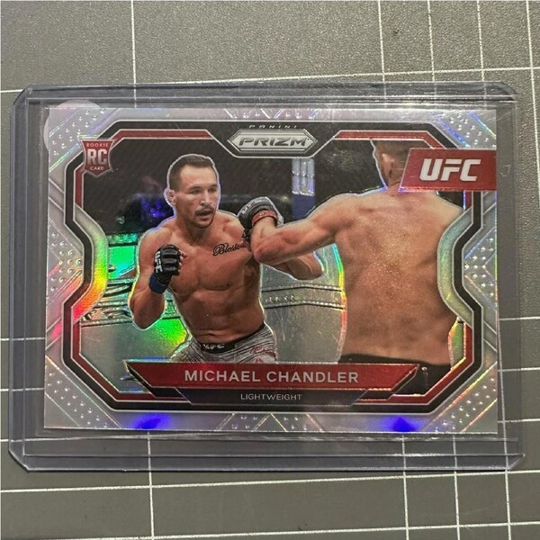 2021 Panini Prizm UFC - Michael Chandler RC SILVER Prizm Parallel #194