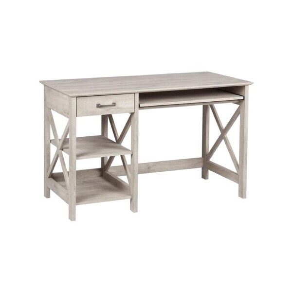 Maestro Furniture Rosen Study Writing Computer Home Office Desk 120cm - Washed Grey