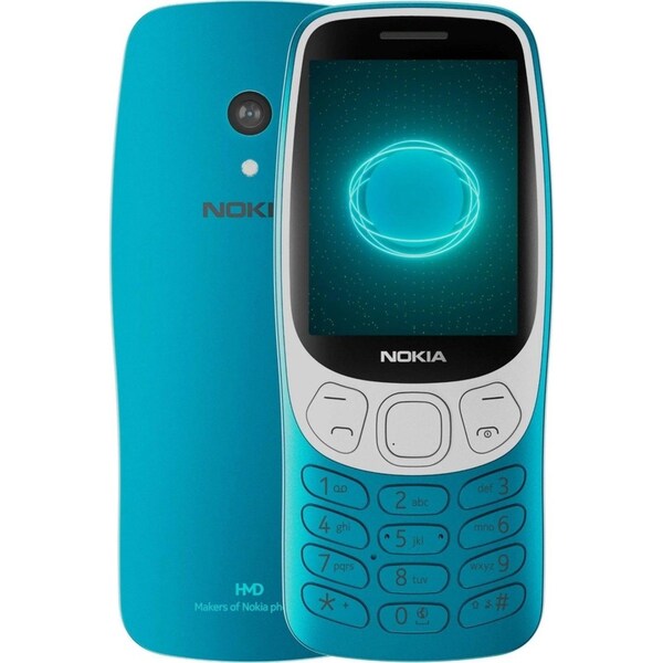 Nokia 3210 Mobile Phone 128MB 2.4” 4G Unlocked Scuba Blue