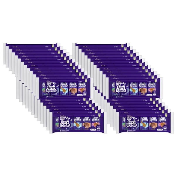 48pc Cadbury Dairy Milk Furry Friends 100g Chocolate Confectionery Candy