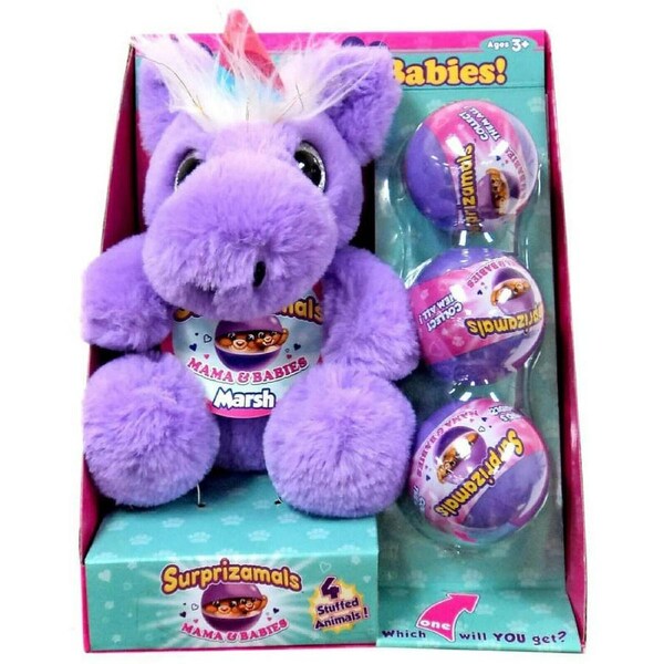 Surprizamals Mum & Babies Plush Toy - Marsh