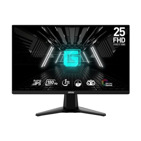 MSI 25" 180 Hz Rapid IPS FHD Gaming Monitor, FreeSync, HDMI , DisplayPort [G255F]