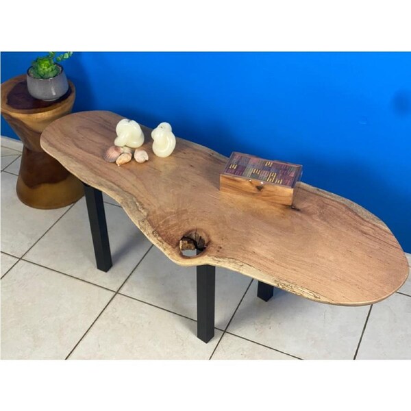 Coffee side table Silky Oak handmade in Australia