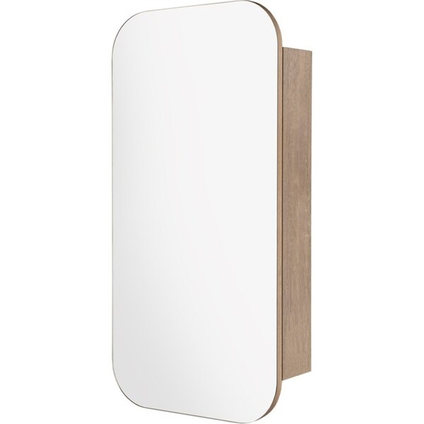 ACA 90x45CM Bathroom Pencil Edge Mirror Medicine Storage Wall Cabinet Vanity Left Right Open