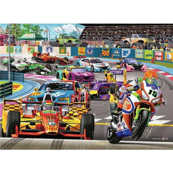 Ravensburger - Racetrack Rally Puzzle 60pc