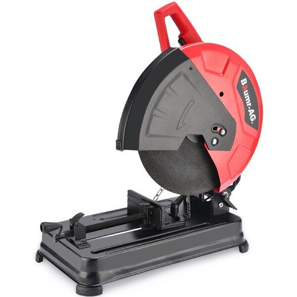 Baumr-AG 2400W 355mm 14" Metal Cut Off Cold Saw, Soft Start, 45 Degree Mitre Chop