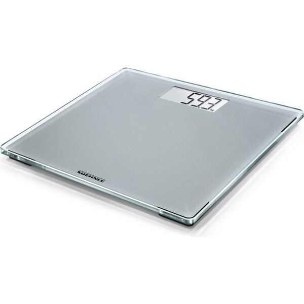 Soehnle Style Sense Compact 300 Digital LCD Bathroom Weigh Scale Silver 180kg