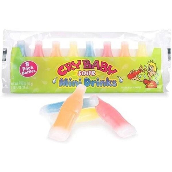 CRY BABY SOUR 8 PK BOTTLES 79g