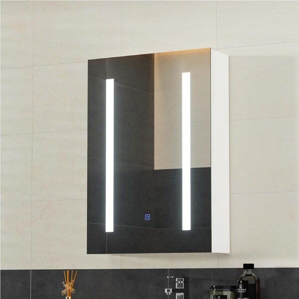 500x720mm Cefito Bathroom Mirror Cabinet LED Medicine Wall Storage