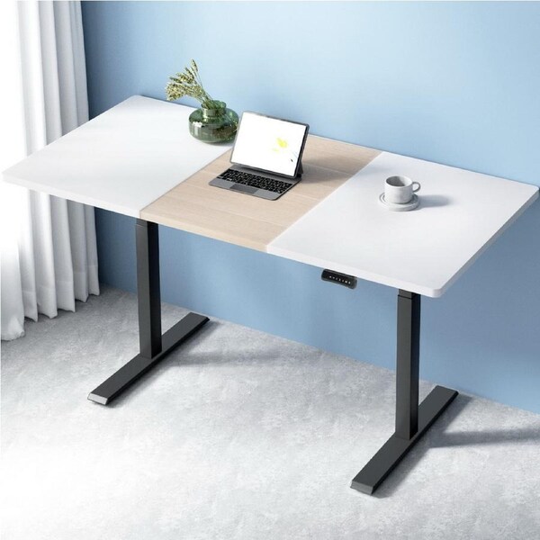 1 Adjustable Height Electric Standing Desk Computer Desks Dual Motor