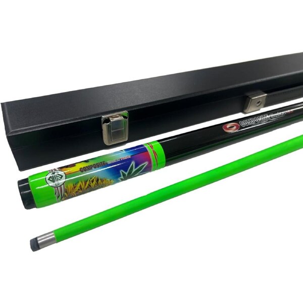 Illusion Herbs Marajuana Hemp Pool Snooker Billiard Graphite Cue and Case Set