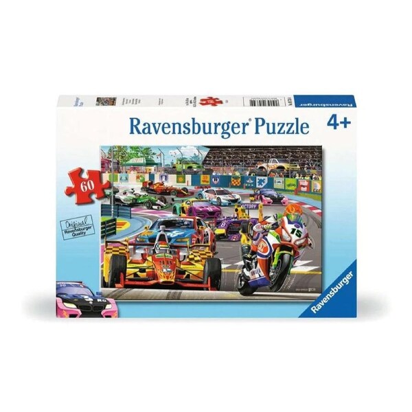Ravensburger - Racetrack Rally Puzzle 60 Piece