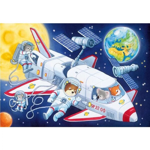 Ravensburger - Journey Through Outer Space Puzzles 2 x 24 Pc