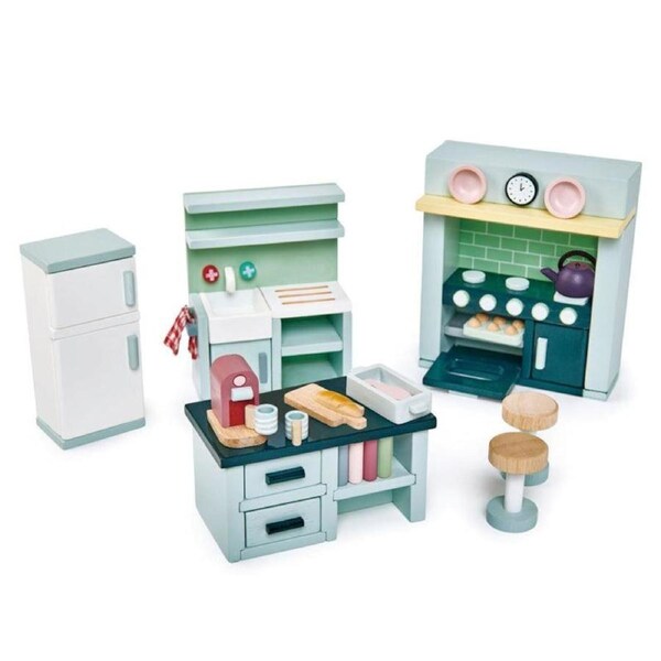 Tender Leaf Toys Dovetail Dollhouse Kitchen Set