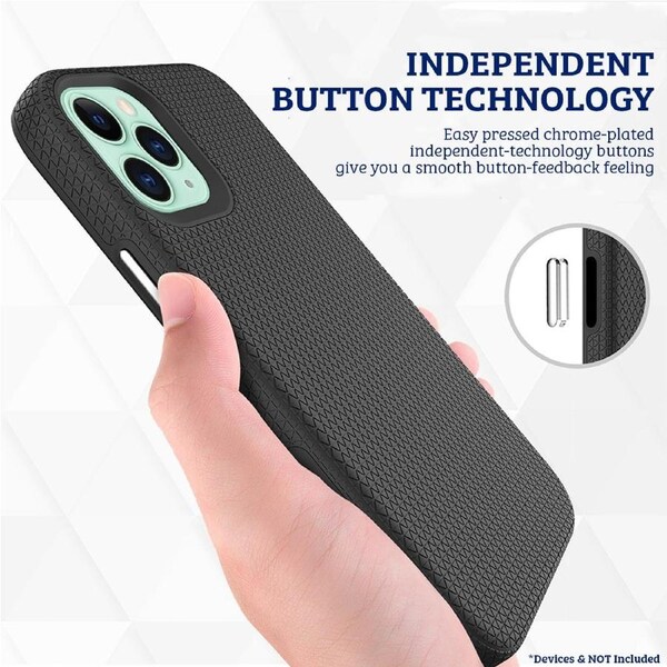 iPhone 13 Pro Compatible Case Cover With Shockproof Rugged - Navy