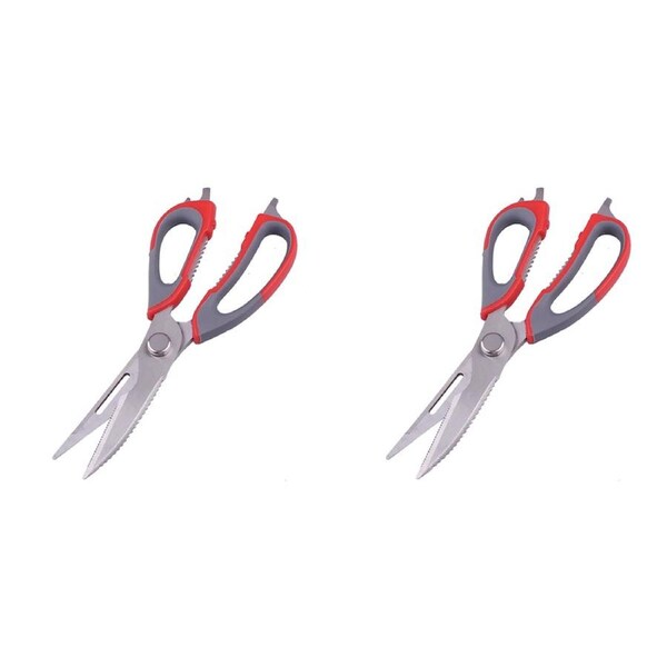 2x Appetito Multipurpose Shears Home Kitchen Cooking Scissors Serveware Set