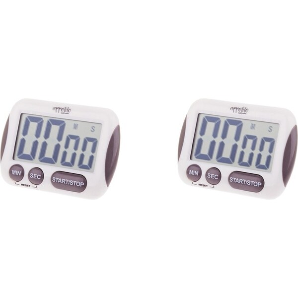 2x Appetito Digital Timer W/Large Lcd Display 100 Minutes Home Kitchen Cooking